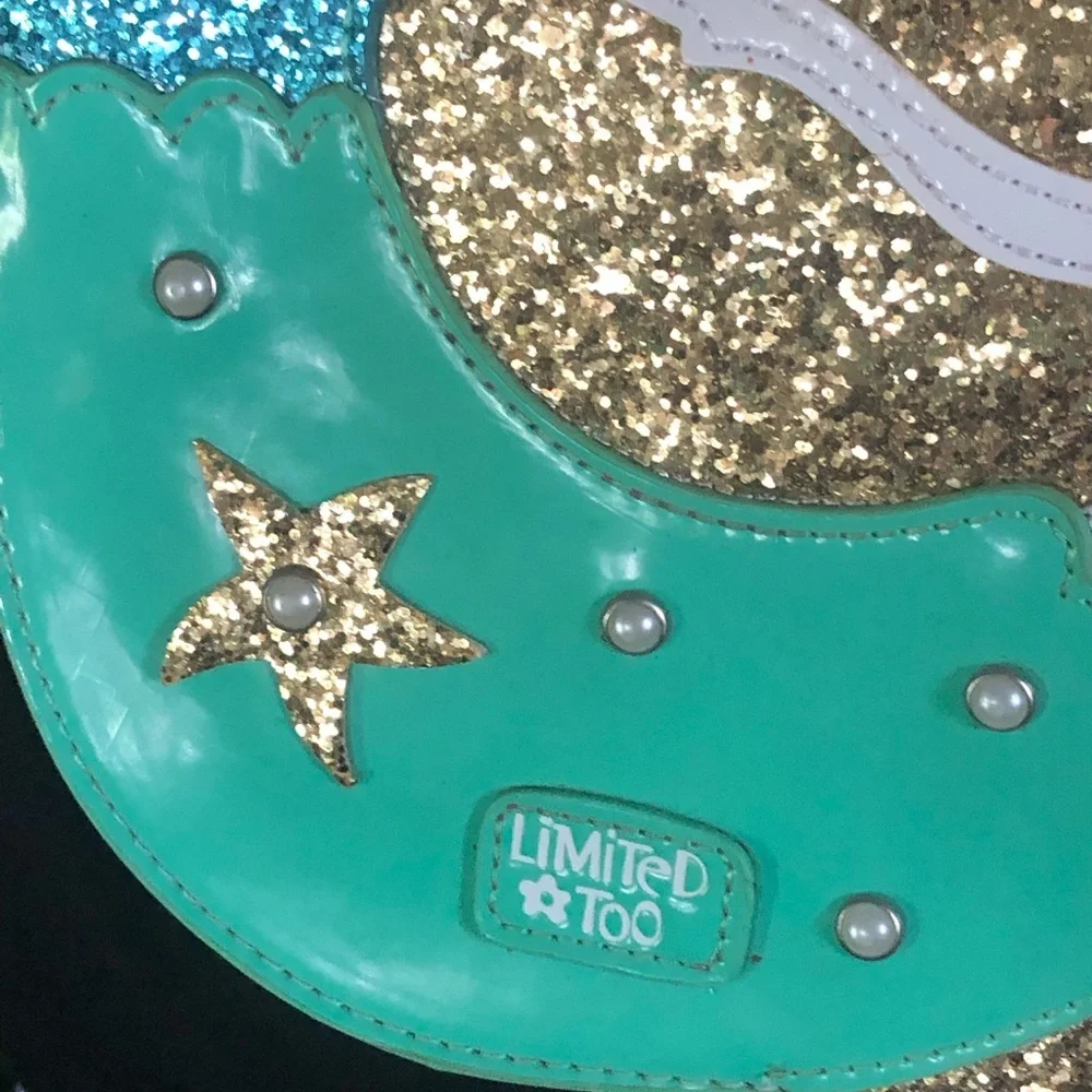 Glitter Mermaid Crossbody Purse by Limited Too